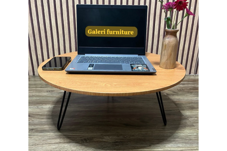 Meja tamu lesehan D60cm/ meja kerja / meja belajar