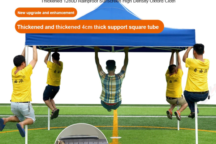 Lipat tenda berkemah di luar tenda 2x2/3x3