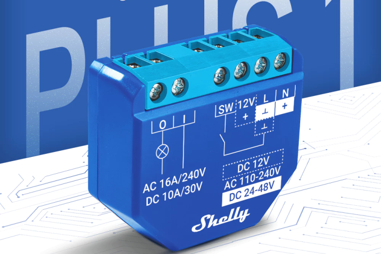 Shelly Plus 1 DIY Switch WiFi Smart Switch Modul Kontrol 16A smart breaker Sakelar pintar