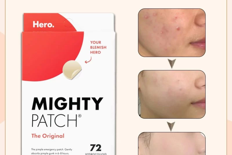 Hero Cosmetics Mighty Patch Original patch Acne Pimple Patches 72Pcs,
