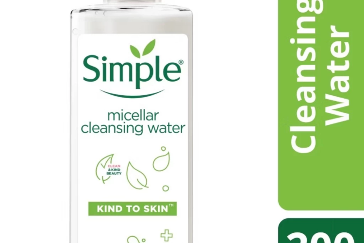Simple Kind To Skin Micellar Cleansing Water 200ml - No Harsh Chemicals