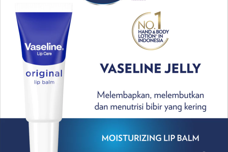 Vaseline Lip Care ORIGINAL Tinted Lip Balm Tube 10gr - Pelembab Bibir