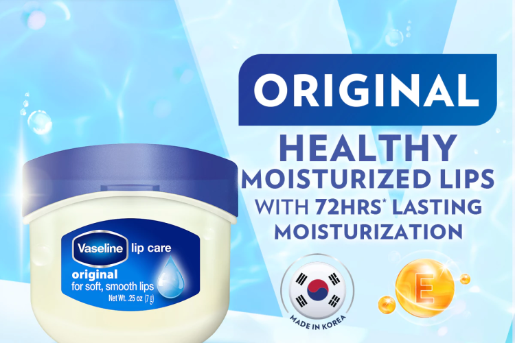 Vaseline Lip Therapy Original 7gr - Pelembab Bibir - Lip Balm