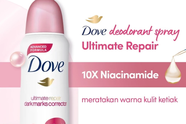 Dove Women Antiperspirant DEODORANT SPRAY Ultimate Repair Fresh Lily 135ml ﻿