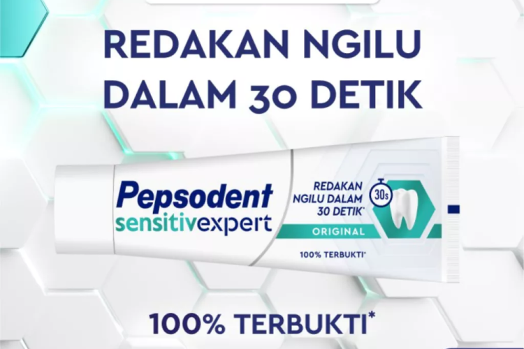 Pepsodent Pasta Gigi Sensitive Mineral Expert Original 100gr