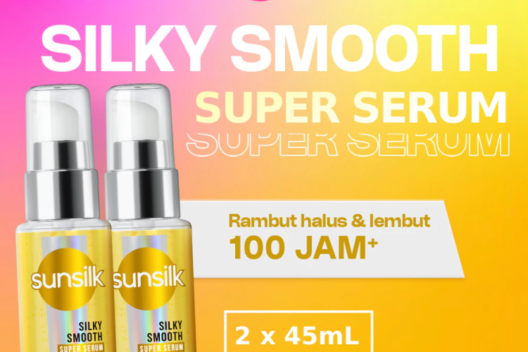 SUNSILK SUPER SERUM SILKYSMOOTH 45mL Twinpack