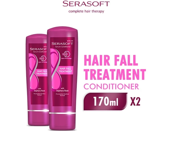 Serasoft Serum Conditioner Hair Fall Treatment 170 ml x2