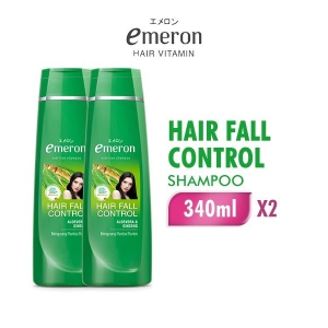 Emeron Shampoo Hair Fall Control Botol 340 ml x2