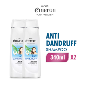 Emeron Shampoo Anti Dandruff Botol 340 ml x2