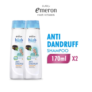 Emeron Shampoo Hijab Anti Dandruff Botol 170 ml x2