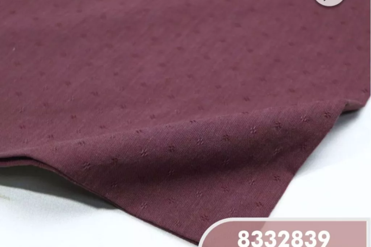 Nakusa Kain Katun Combed 30s Premium Motif Polos Dobby Benang Warna (Yarn Dyed) D01