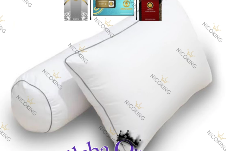 1 set bantal guling exlusive luxury bulu angsa sintetis